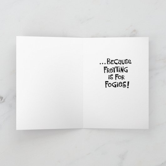 Funny 60. Geburtstag Karte (Innenseite)