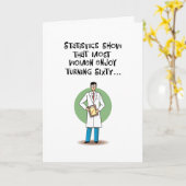 Funny 60. Geburtstag Karte (Gelbe Blume)