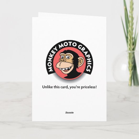 Funny 60. Geburtstag Karte (Rückseite)