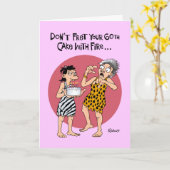 Funny 60. Geburtstag Karte (Gelbe Blume)