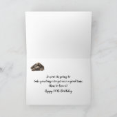 Funny 60. Geburtstag, Labrador Retriever Karte (Innenseite)