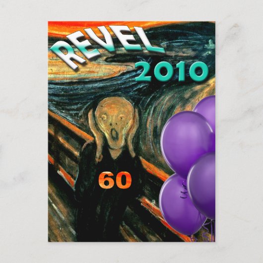 Funny 60. Geburtstag Postkarte (Vorderseite)