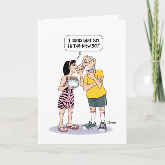 Funny 60. Geburtstagskarte Karte (Vorderseite)