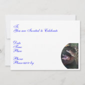 Funny 60. Geburtstagsparty Einladungen (Rückseite)