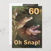 Funny 60. Geburtstagsparty Einladungen (Vorne/Hinten)