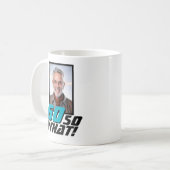 Funny 60 so what Quote Photo 60th Birthday Kaffeetasse (Vorderseite Links)