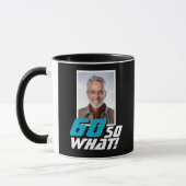 Funny 60 so what Quote Photo 60th Birthday Tasse (Links)