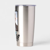 Funny 60 so what Quote Photo 60th Birthday Thermobecher (Links)