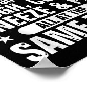 Funny 60th Birthday With Age Comes New Skills Humo Poster (Ecke)