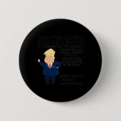 Funny 60th Year Birthday Present Happy Birth Year Button (Vorderseite)