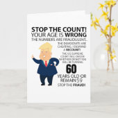 Funny 60th Year Birthday Present Happy Birth year Karte (Gelbe Blume)