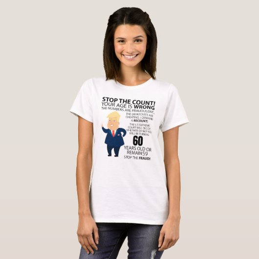 Funny 60th Year Birthday Present Happy Birth year T-Shirt (Vorne ganz)