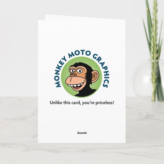 Funny 62. Geburtstag Karte (Rückseite)