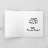 Funny 62. Geburtstag Karte (Innenseite)