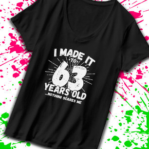 Funny 63. Geburtstag Zitat sarkastisch 63 Jahre al T-Shirt