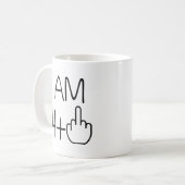 Funny 65. Geburtstag Kaffee Tasse (Vorderseite Links)