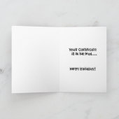 Funny 65. Geburtstag Karte (Innenseite)