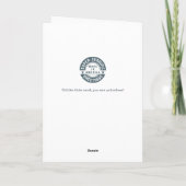 Funny 65. Geburtstagkarte Karte (Rückseite)