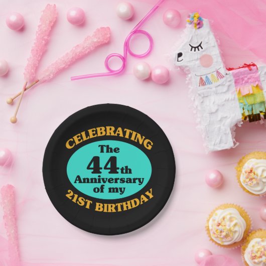 Funny 65. Geburtstagsgeschenk Pappteller (Party)