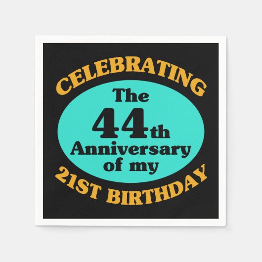 Funny 65. Geburtstagsgeschenk Serviette (Vorderseite)