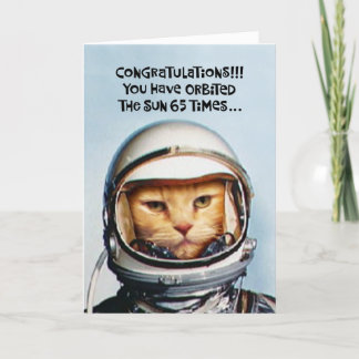 Funny 65. "Medicare Birthday" Card Karte
