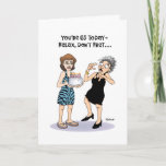 Funny 65th Birthday Karte<br><div class="desc">Funny 65th Birthday Greeting Card for a woman who is turning 65 years old</div>