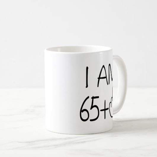 Funny 66. Geburtstag Kaffee Tasse (VorderseiteRechts)