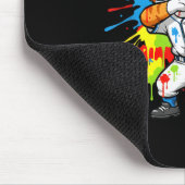 Funny 67 Baseball Dabbing Cat 6 7 Dripng Ice Cream Mousepad (Ecke)