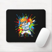 Funny 67 Baseball Dabbing Cat 6 7 Dripng Ice Cream Mousepad (Mit Mouse)