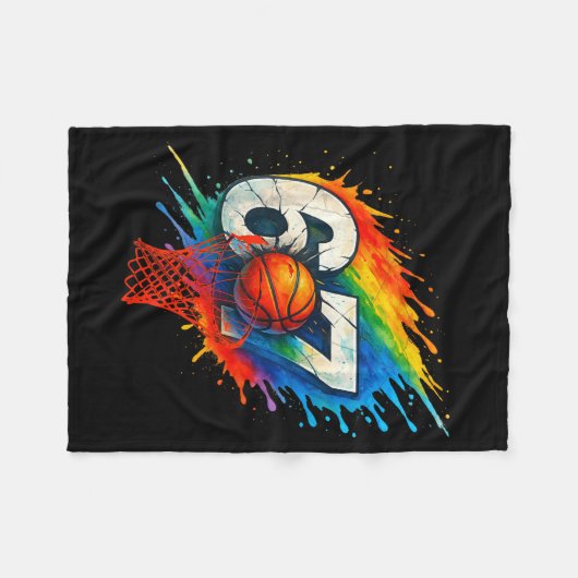 Funny 67 Basketball Six Seven 6 7 Meme 67 Fleecedecke (Vorderseite (Horizontal))