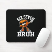 Funny 67 Bruh Halloween Six Seven Meme Brainrot Pu Mousepad (Mit Mouse)