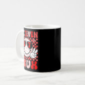 Funny 67 Bruh Valentines Six Seven Meme Hearts 6 7 Kaffeetasse (Vorderseite Links)