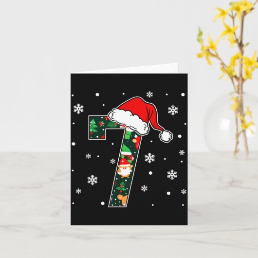 Funny 67 Christmas 6 7 Six Seven Meme 6 7 Matching Karte (Gelbe Blume)