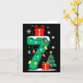 Funny 67 Christmas 6 7 Six Seven Meme 6 7 Matching Karte (Gelbe Blume)