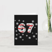 Funny 67 Christmas Cakes 67 Funny Kid 67 Christmas Karte (Vorderseite)
