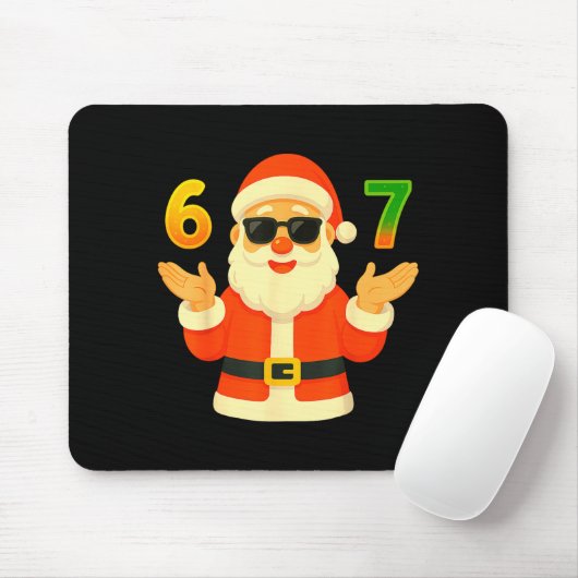 Funny 67 Christmas Design For Jolly Meme Fans Mousepad (Mit Mouse)