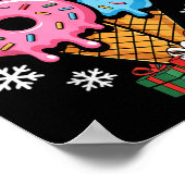 Funny 67 Christmas Meme Ice Cream 67 Poster (Ecke)