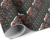 Funny “67” Christmas Meme – Red & Green Plaid  Geschenkpapier (Rolleneckpunkt)