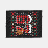 Funny 67 Christmas Pajamas Shirt Six Seven Meme Br Fleecedecke (Vorderseite (Horizontal))