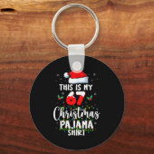 Funny 67 Christmas Pajamas Shirt Six Seven Meme Br Schlüsselanhänger (Vorderseite)