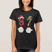 Funny 67 Christmas Pajamas Six Seven Meme 6 7 Elf T-Shirt (Vorderseite)