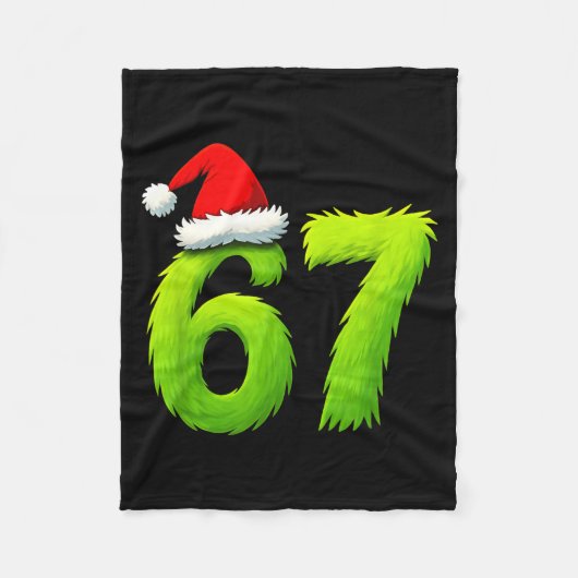 Funny 67 Christmas Six Seven Meme 6 7 Teens Boys G Fleecedecke (Vorderseite)