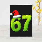 Funny 67 Christmas Six Seven Meme 6 7 Teens Boys G Karte (Gelbe Blume)