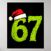 Funny 67 Christmas Six Seven Meme 6 7 Teens Boys G Poster (Vorne)