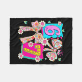 Funny 67 Coquette Bow Design For Girly Aesthetic L Fleecedecke (Vorderseite (Horizontal))