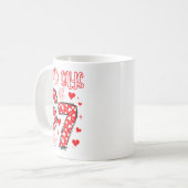 Funny 67 Cud Says 67 Valentine Couple Matching Six Kaffeetasse (Vorderseite Links)
