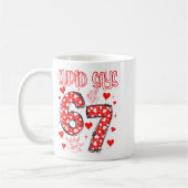 Funny 67 Cud Says 67 Valentine Couple Matching Six Kaffeetasse (Links)