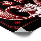 Funny 67 Cud Says 67 Valentine Couple Matching Six Poster (Ecke)