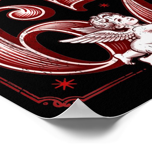 Funny 67 Cud Says 67 Valentine Couple Matching Six Poster (Ecke)