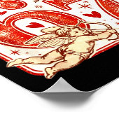 Funny 67 Cud Says 67 Valentine Couple Matching Six Poster (Ecke)